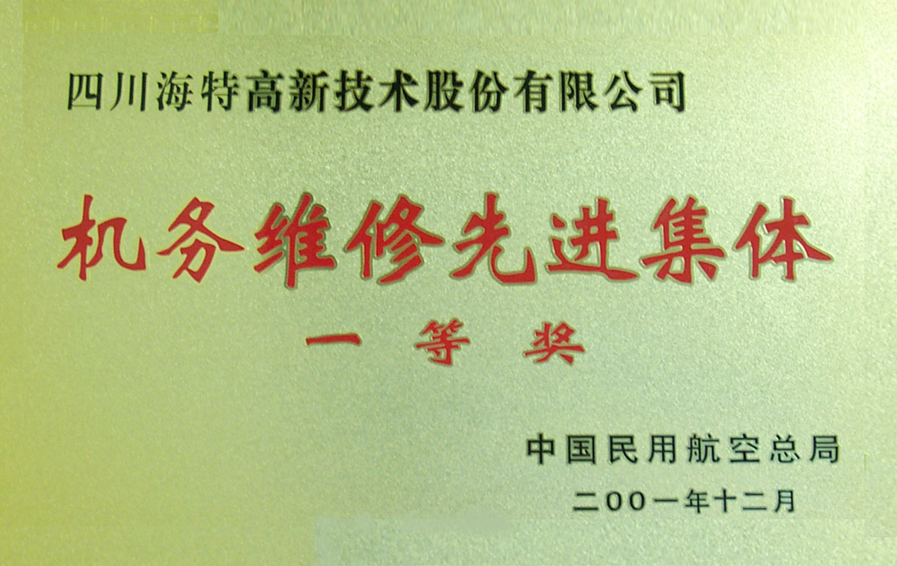 机务维修一等奖2001.jpg